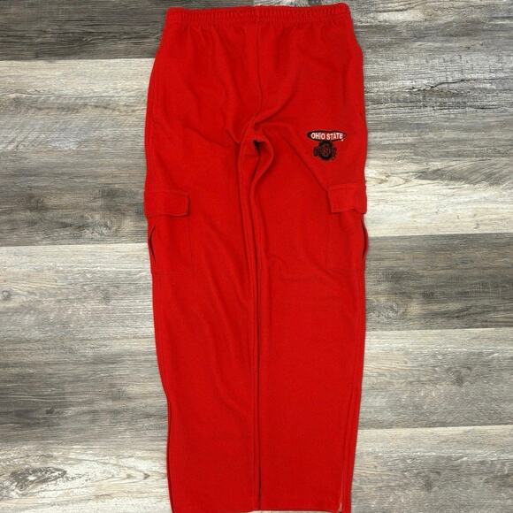 Vintage 90s Pro Edge Ohio State University Buckeyes Red Mens Small SweatPants - Picture 1 of 11